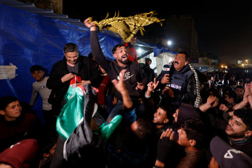 Gazans shed tears of joy, disbelief at news of ceasefire deal